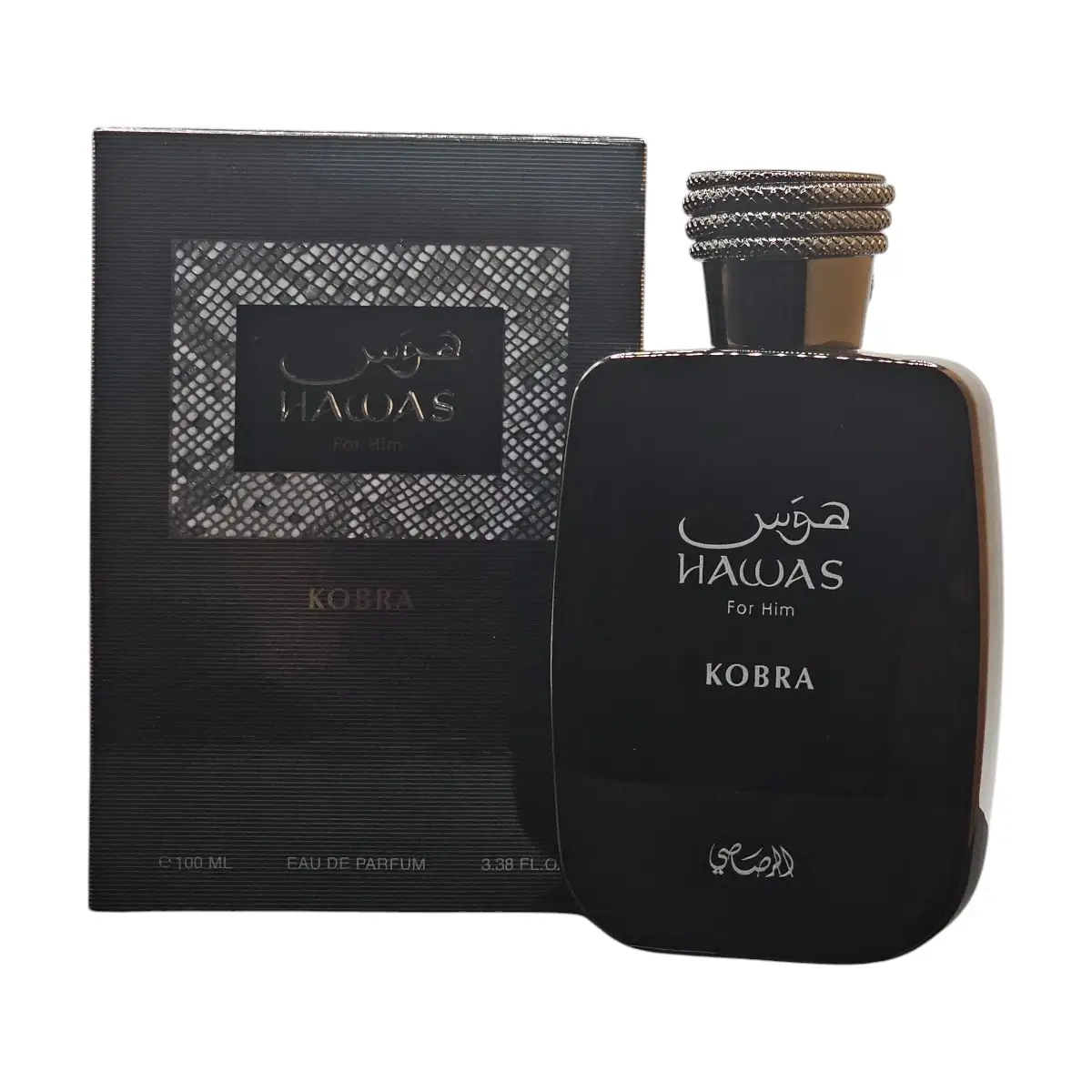Hawas Kobra Rasasi EDP 100 ml para Hombre